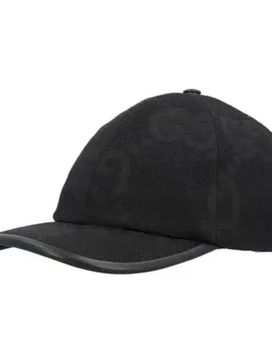 Gucci Black Jumbo Baseball Cap Size M 48
